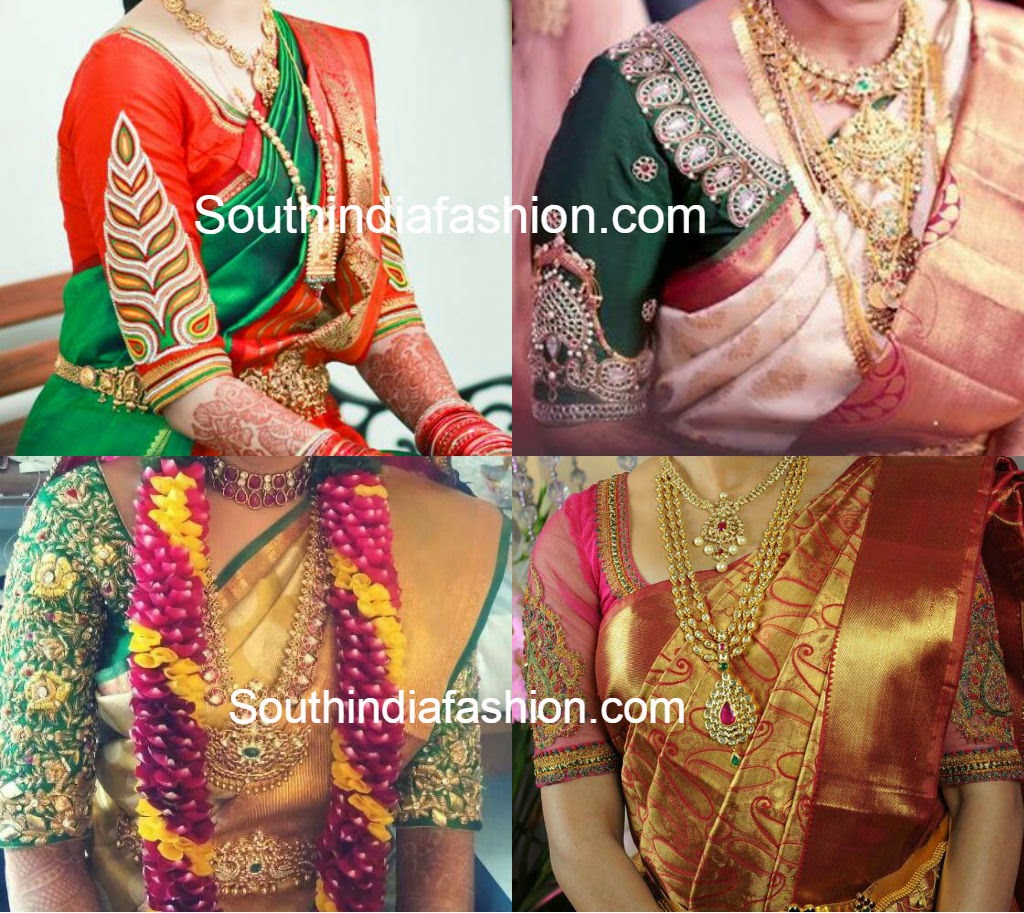 Download Wedding Blouse Embroidery Designs For Pattu Sarees for Sale