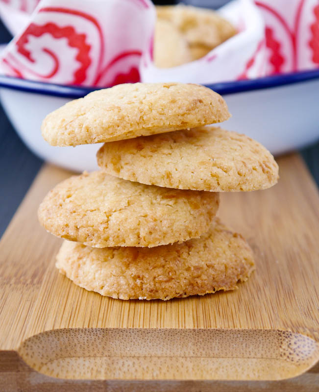 Peaches and Donuts Coconut Shortbread cookies