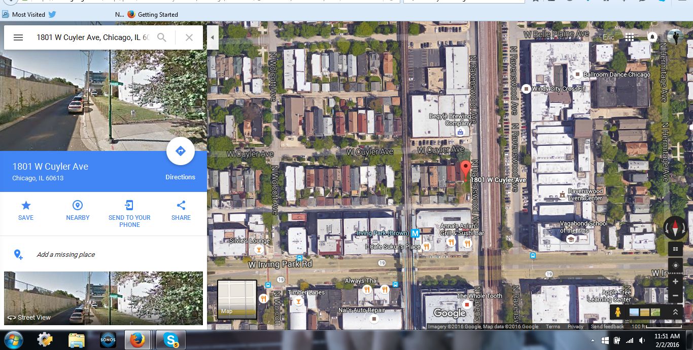 The Chicago Real Estate Local For Sale! Vacant lot in North Center