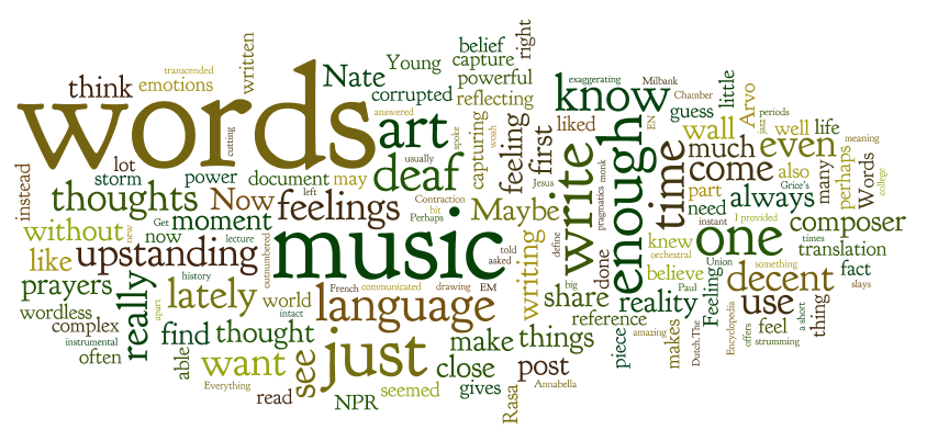 All Things Wordy: Word art