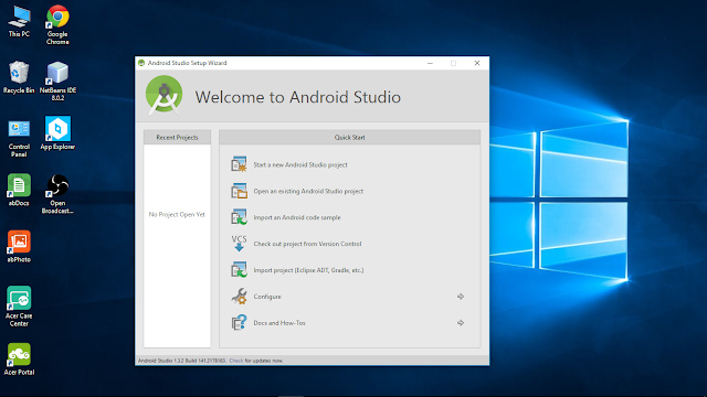 Android-er: Install Android Studio on Windows 10