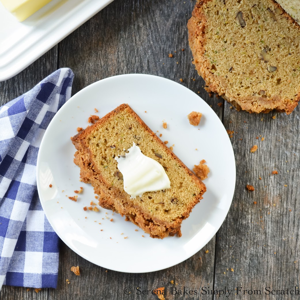 Zucchini Cheddar Cheese Herb Beer Bread Serena Bakes Simply From Scratch