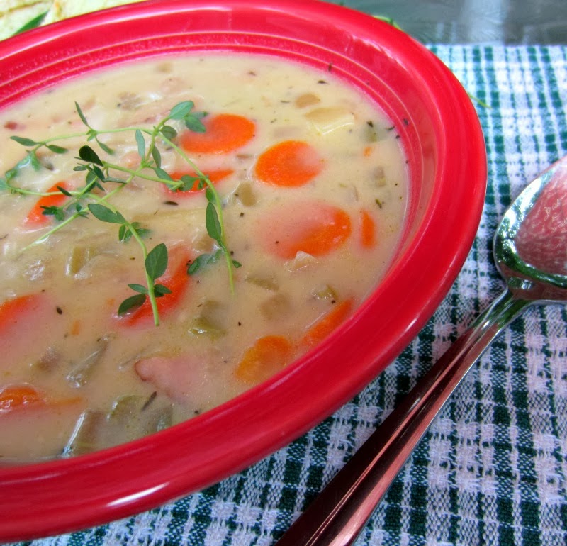 Quick Creamy Ham and Potato Soup Renee's Kitchen Adventures