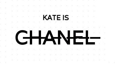 Kate is Chanel
