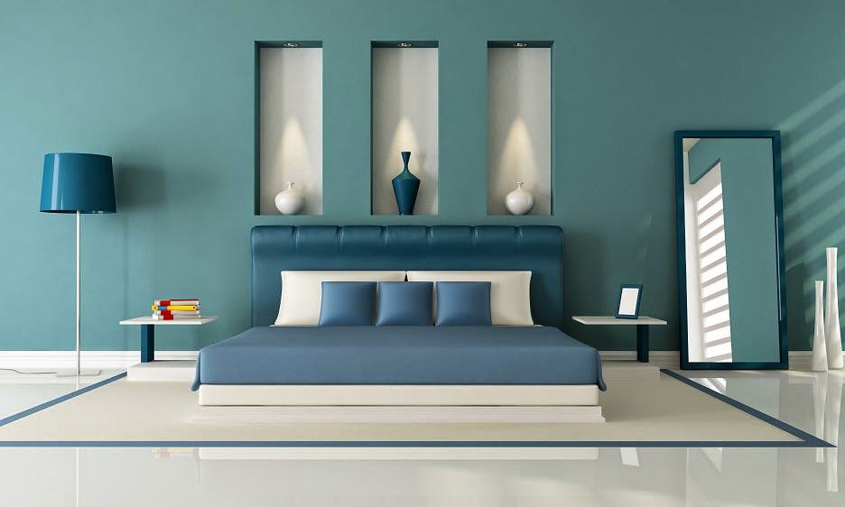 Dormitorios modernos color azul – dabcre.com