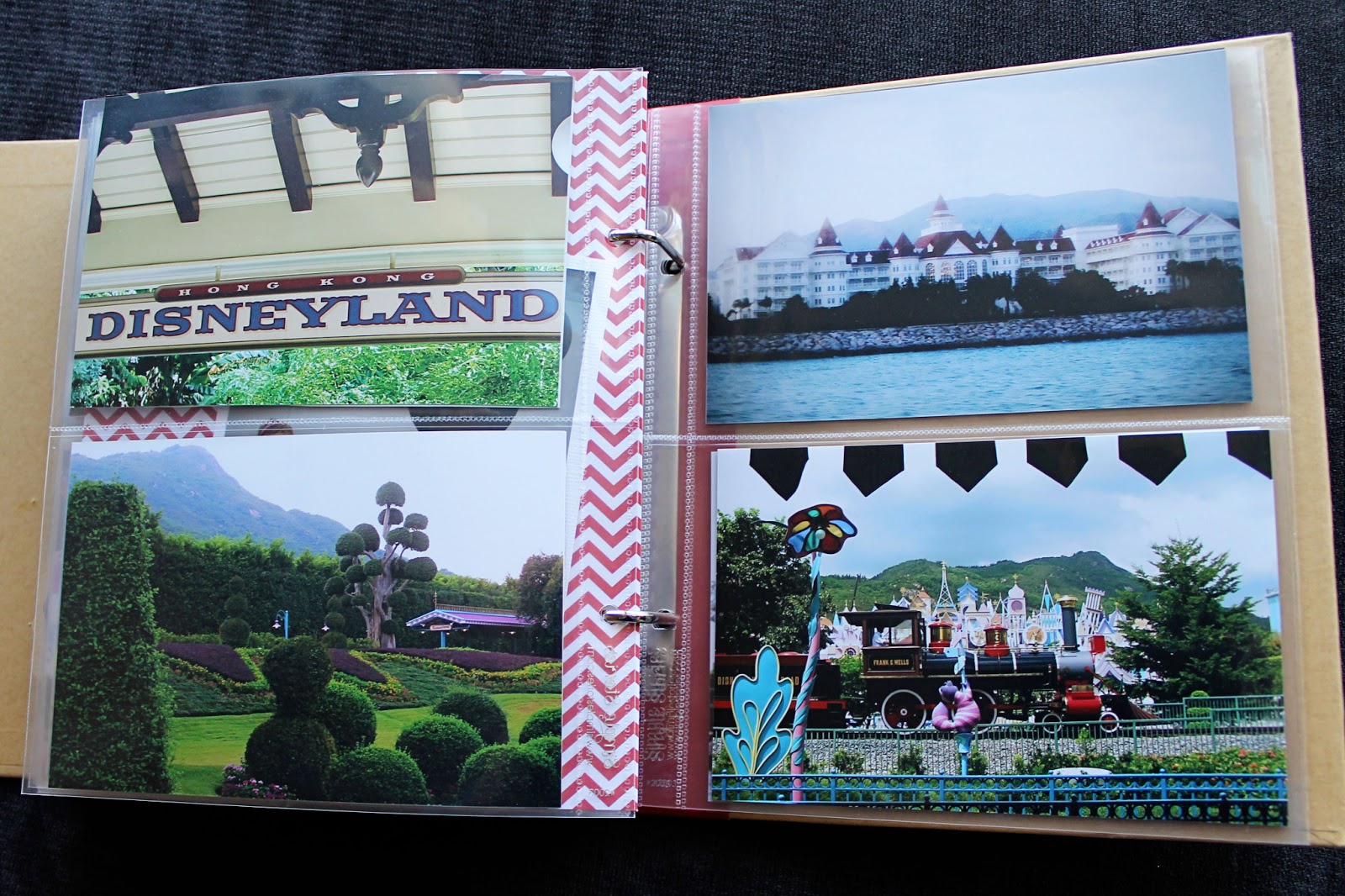 Hong Kong Disneyland Album Scraps of Shirlee