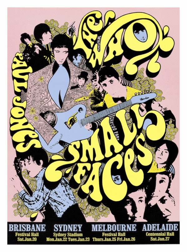 INSIDE THE ROCK POSTER FRAME BLOG The Who & Small Faces Australian
