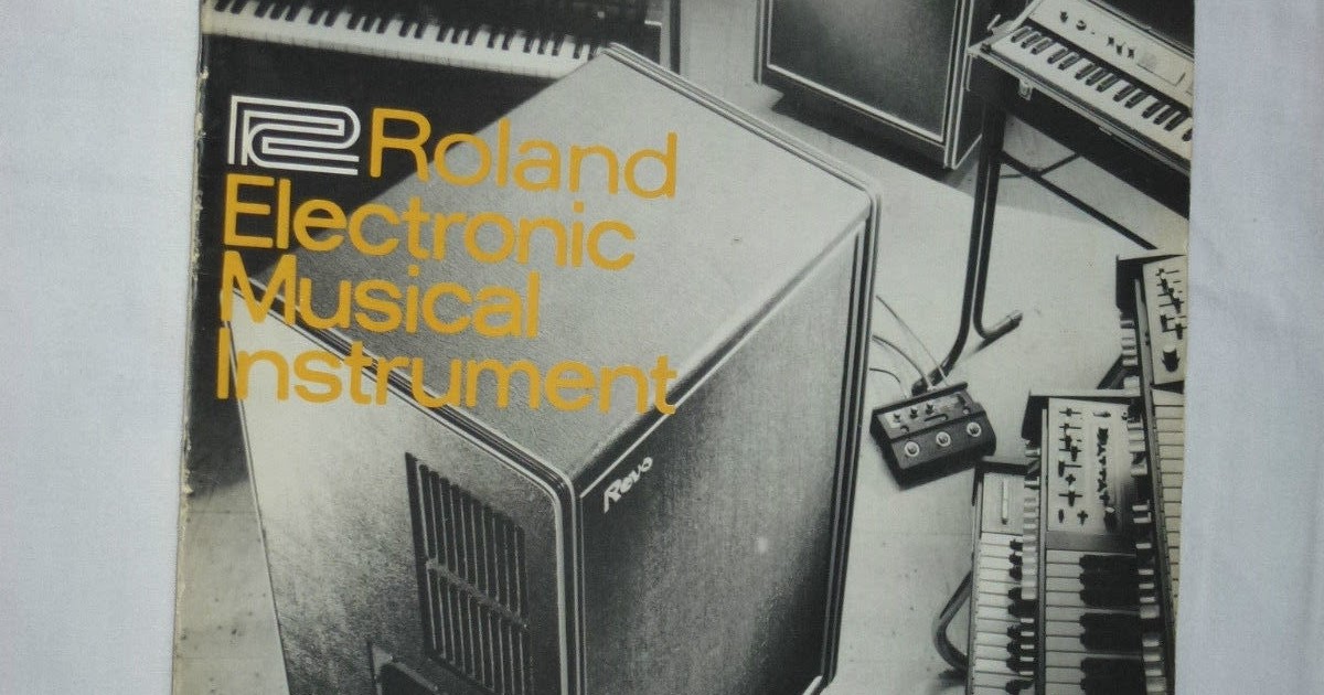 MATRIXSYNTH 1976.3 Roland Electronic Musical Instrument Japanese Catalog