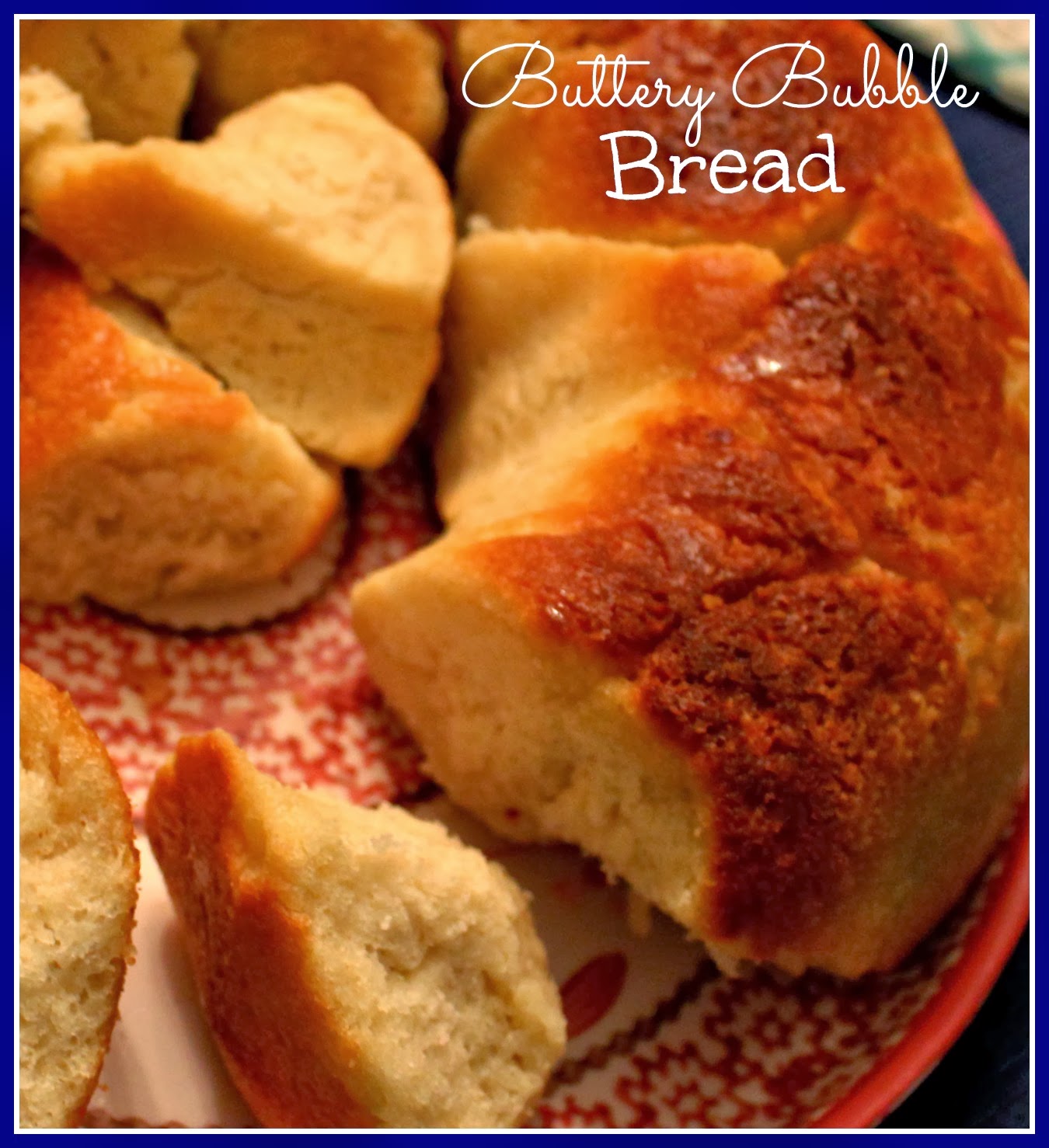 Sweet Tea and Cornbread Buttery Bubble Bread!