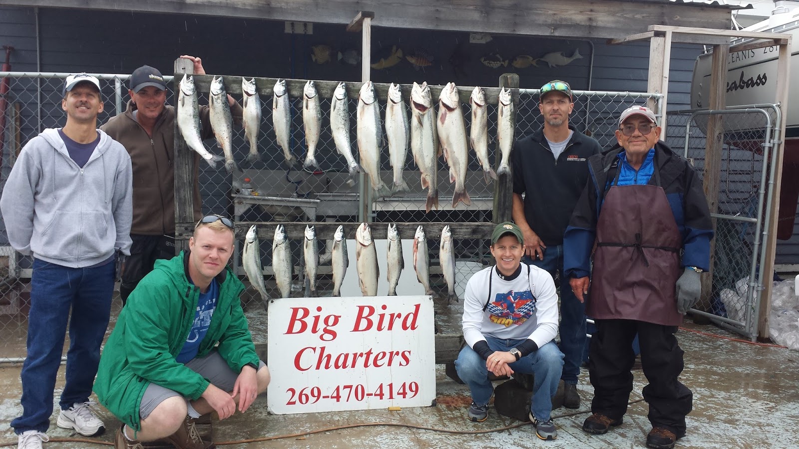 Lake Michigan Salmon Fishing News from Big Bird Charters 06/07/15 BIG