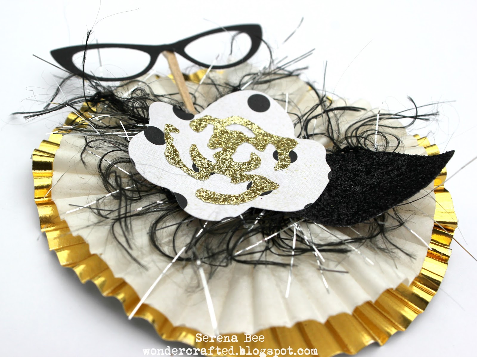. DIY Embellishments Using Cupcake Liners and Toothpicks!