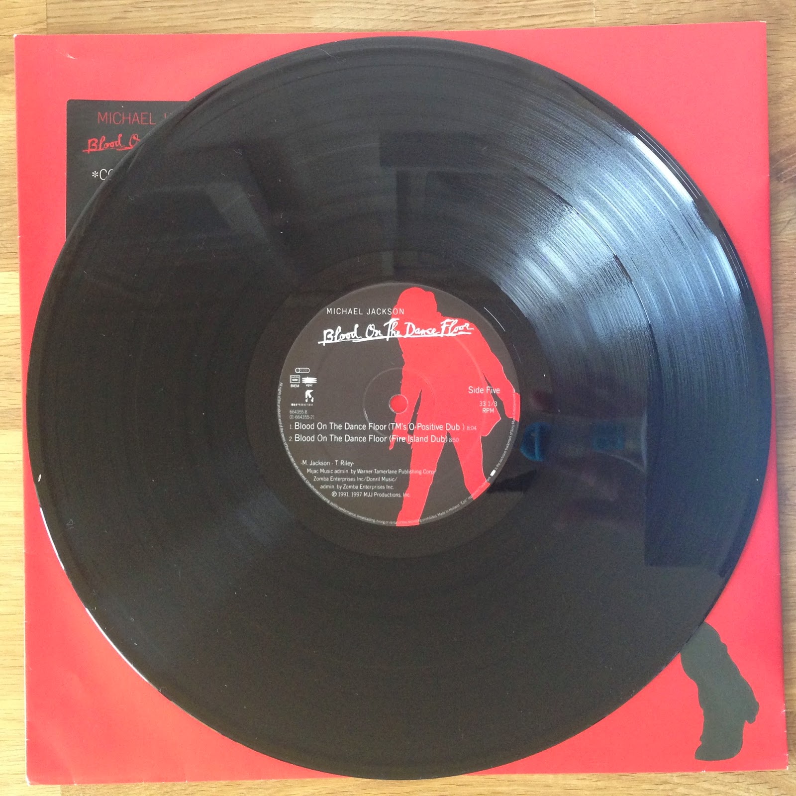 Michael Jackson Vinyl Treasures Blood On The Dance Floor Europe