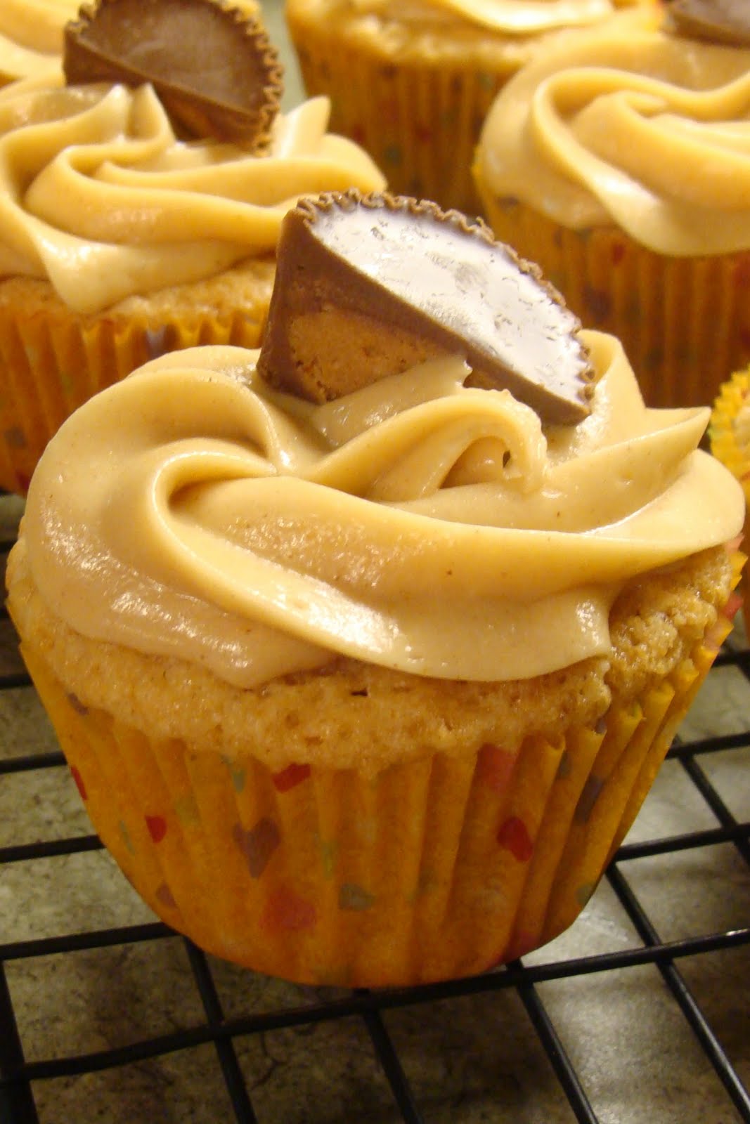 Kristi's Recipe Box Peanut Butter Brownie Cups with Peanut Butter Frosting