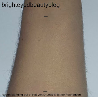 Kat Von D Lock-It Tattoo Foundation swatch