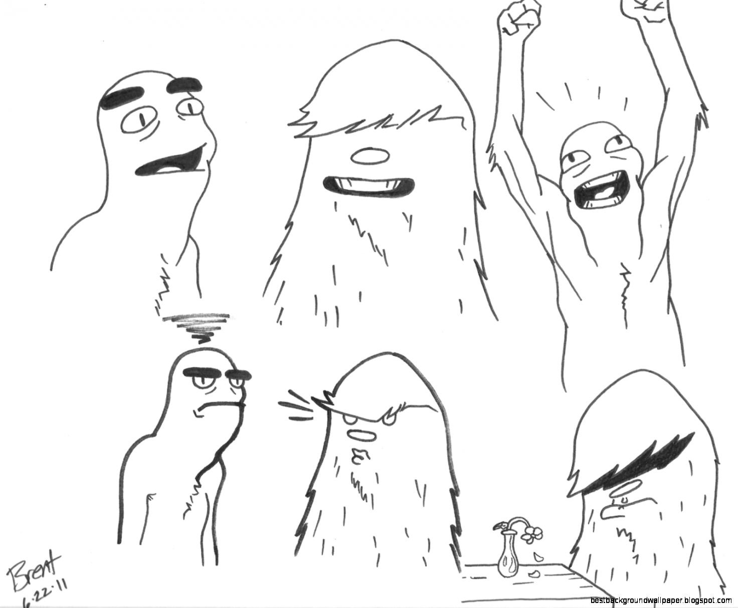 Cute Character Drawings Cute Character Drawings