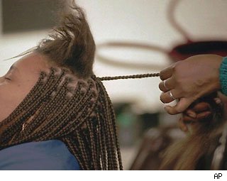 braid in some synthetic hair to avoid the fuzzy-wuzzy-bear head that