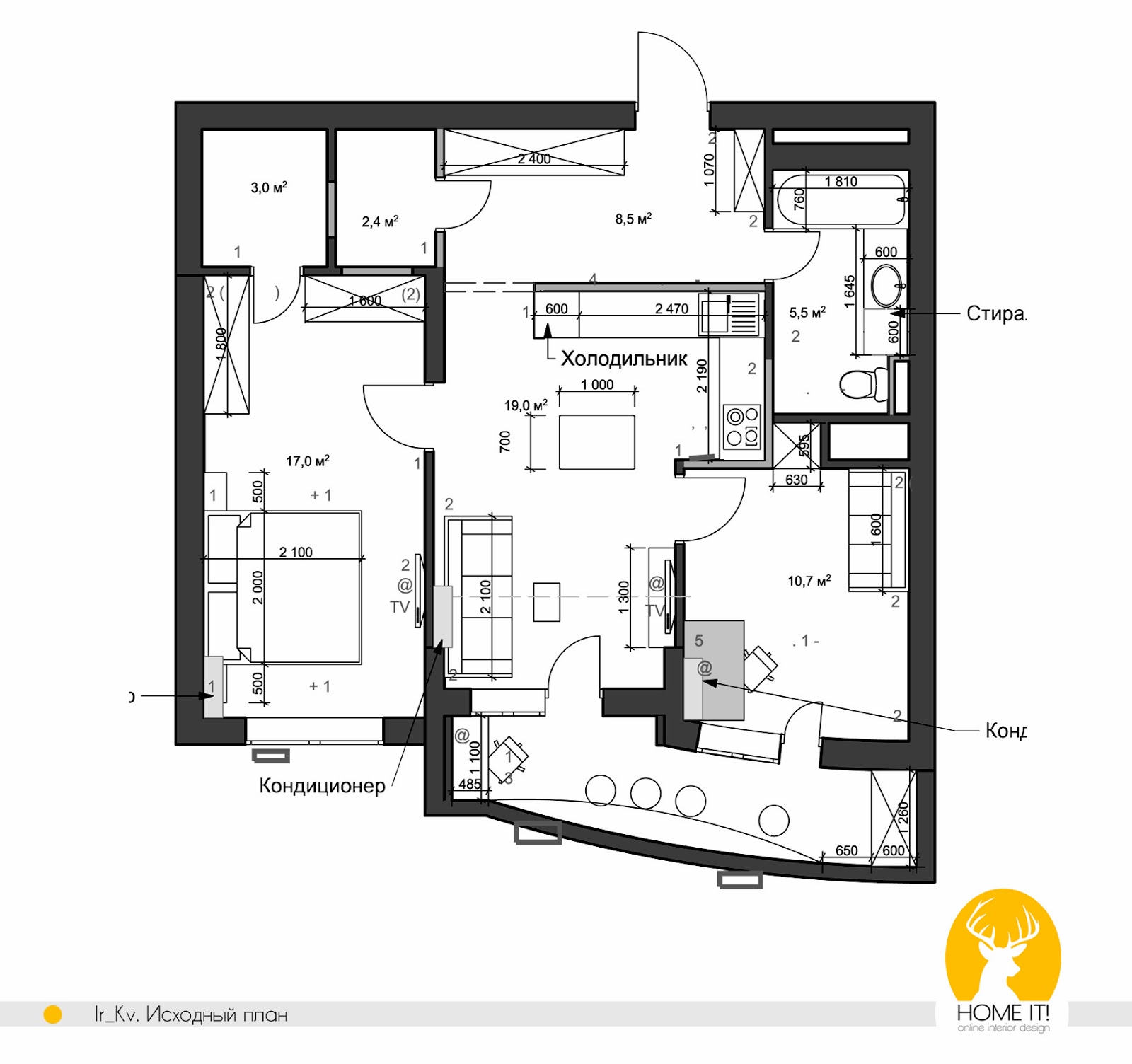 Как сделать обмерный план квартиры в archicad Как сделать обмерный план квартиры в archicad