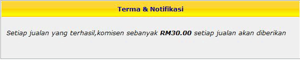 Peluang Pendapatan Rm 30 Setiap Jualan.Pendaftaran Percuma! Jualan+affiliate