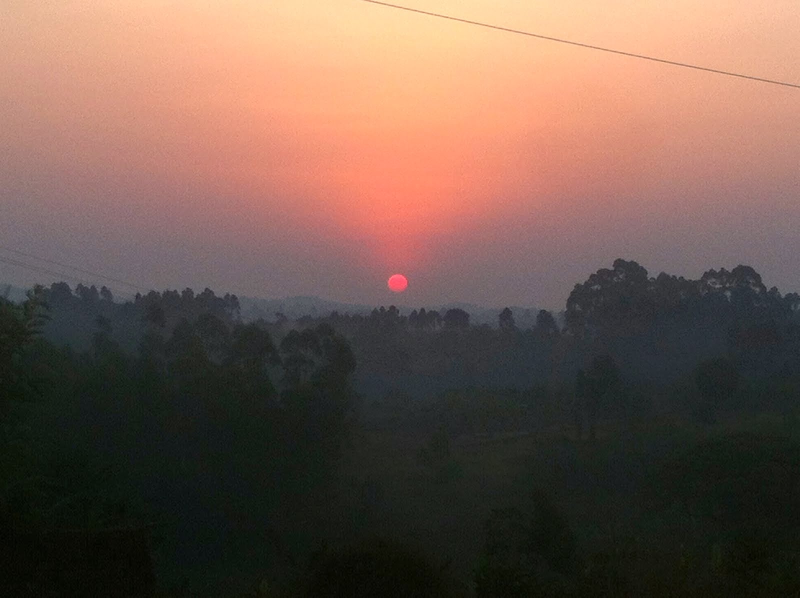 Sunrise During The Dry Season