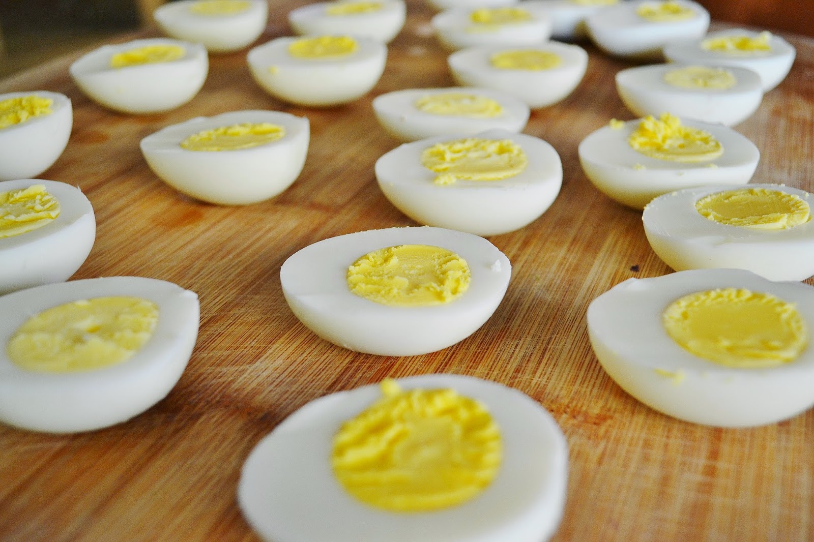 ...with a lil' twist Greek Yogurt Deviled Eggs