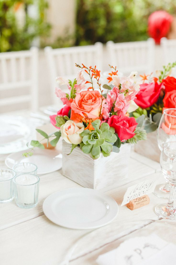 Simple Summer Centerpiece Ideas : Pretty summer wedding centerpiece ideas stuff