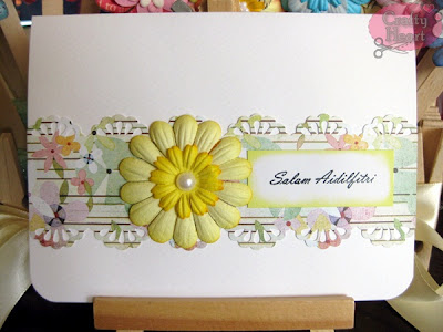 Handmade Card - Salam Aidilfitri in Yellow (2)