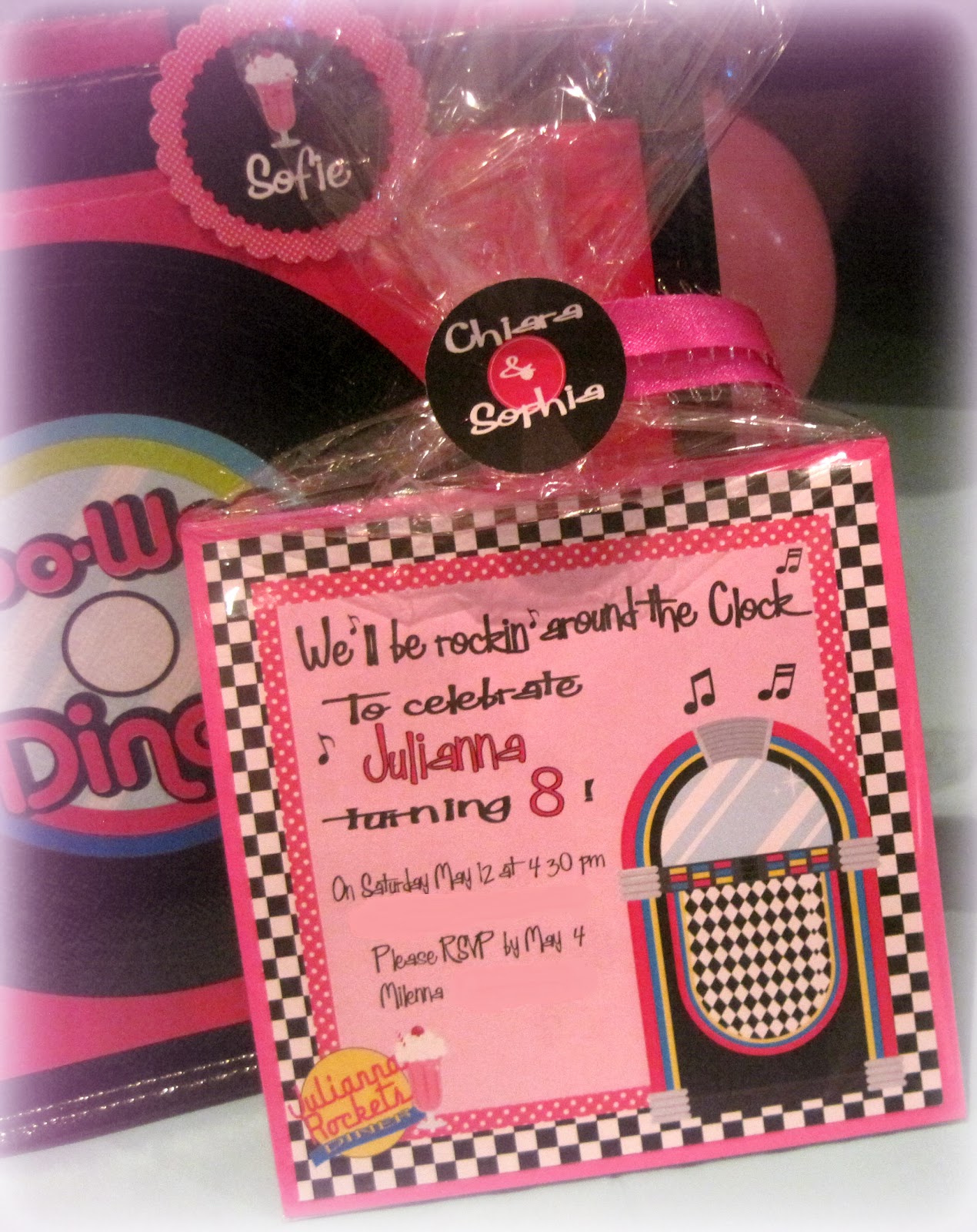 PartyTales Birthday Party 50's Diner Sock Hop Party