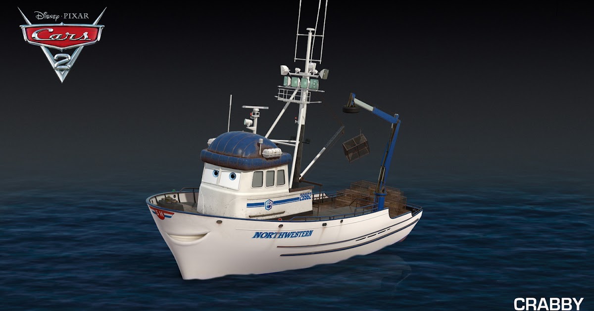 Access Pixar Cars 2 Character Crabby the Boat