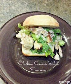 Chicken Caesar Salad Sandwhich