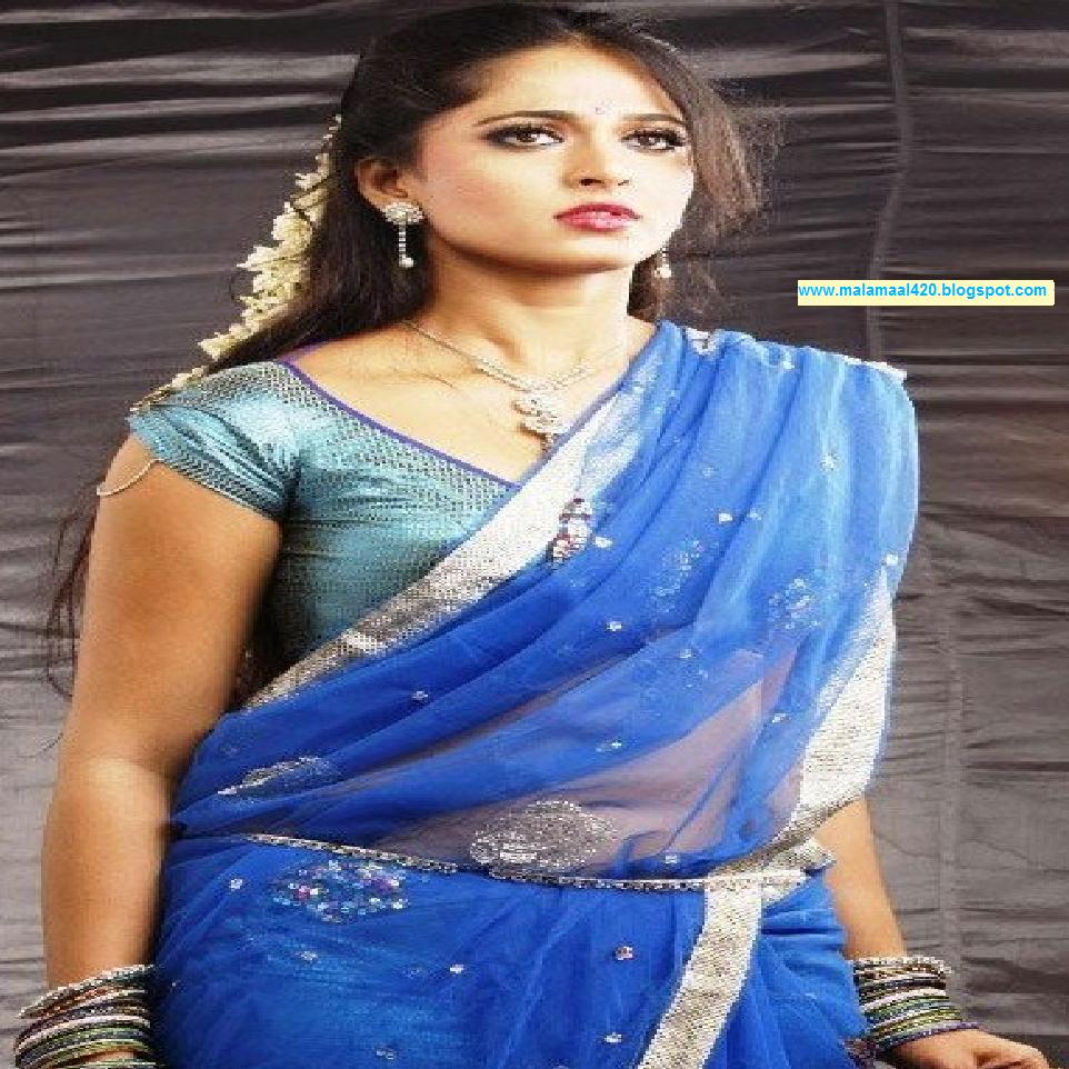 Mallu Aunty Anuksha Shetty Hot In Blue Saree Open Blouse Hot Pictures Sexy  Hot Images 53720 | Hot Sex Picture
