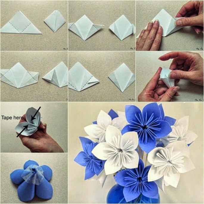 Blumen basteln aus papier, Blumen selber basteln, Blumen basteln