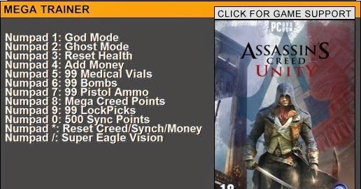 Assassin's Creed Unity Pc Trainer Download