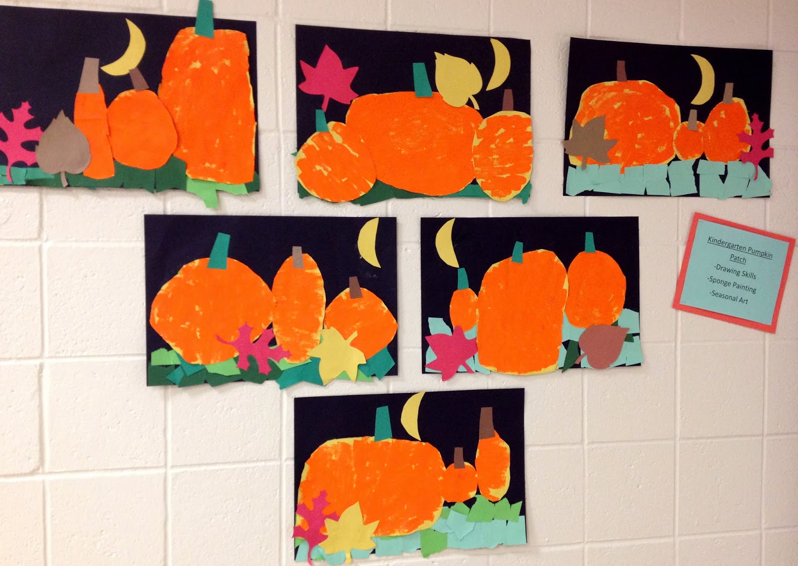 Art with Mr. Kindergarten Pumpkins