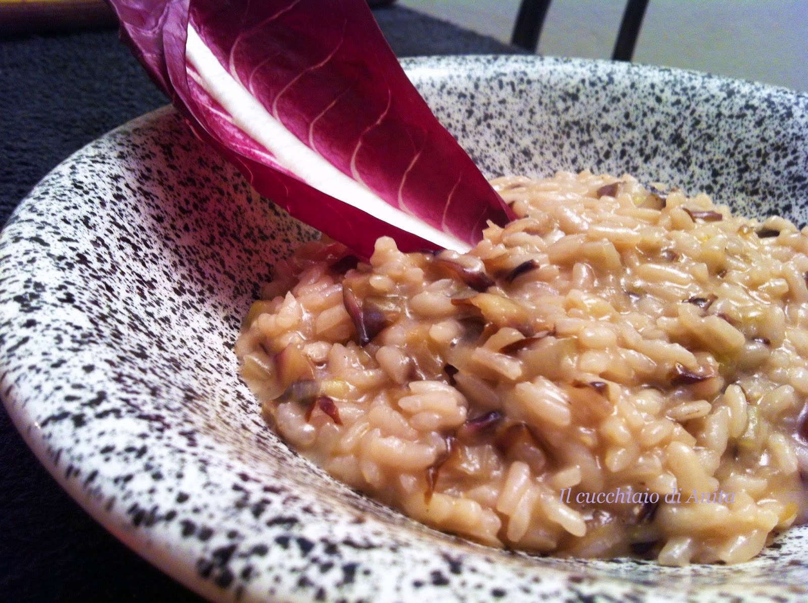 Risotto al radicchio rosso di treviso Cotto e Postato