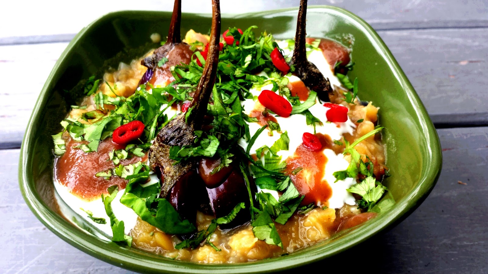 New Wave Naturopath Kerala Baby eggplant with lentils cashews and tamarind