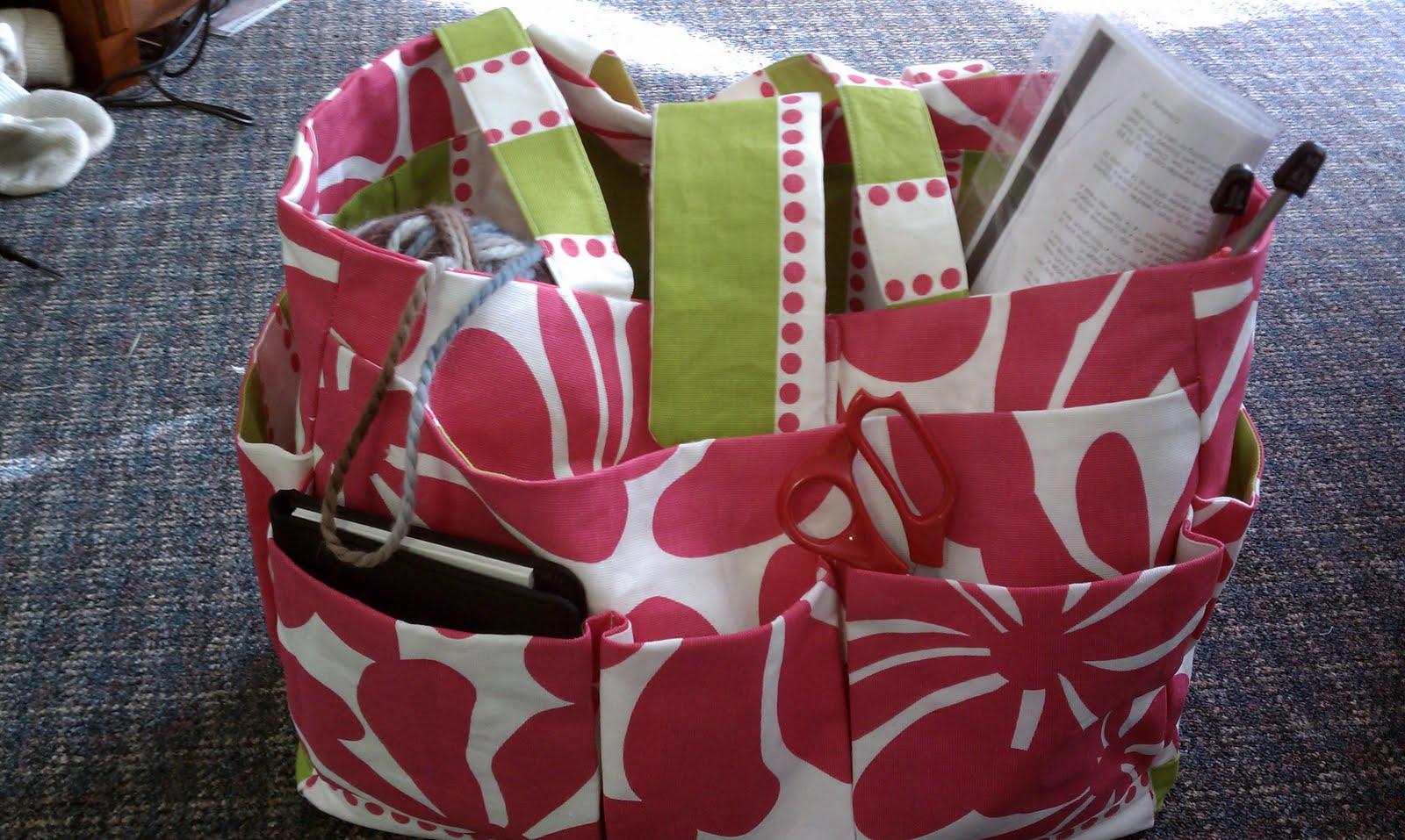 Love. Live. Craft. Knitting Bag