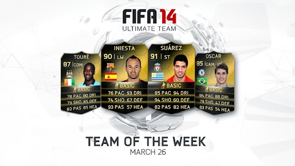 FIFA 14, once ideal - 26 marzo 2014 - FIFA 14, once ideal - 26 marzo 2014 -