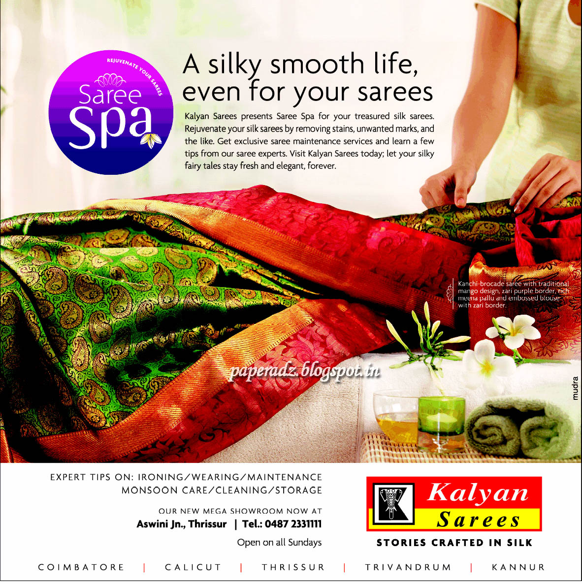 Kalyan silks and jewellery paper ads NEWS PAPER ADVERTISEMENTS