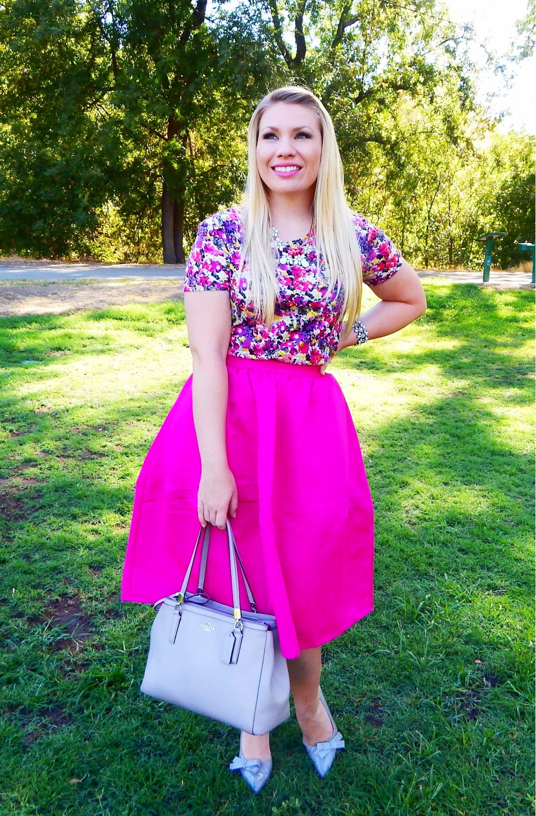 Girly Hot Pink Outfit Idea