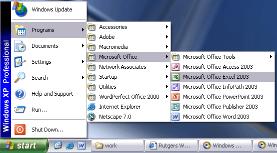 Office 2003 Standard Programs