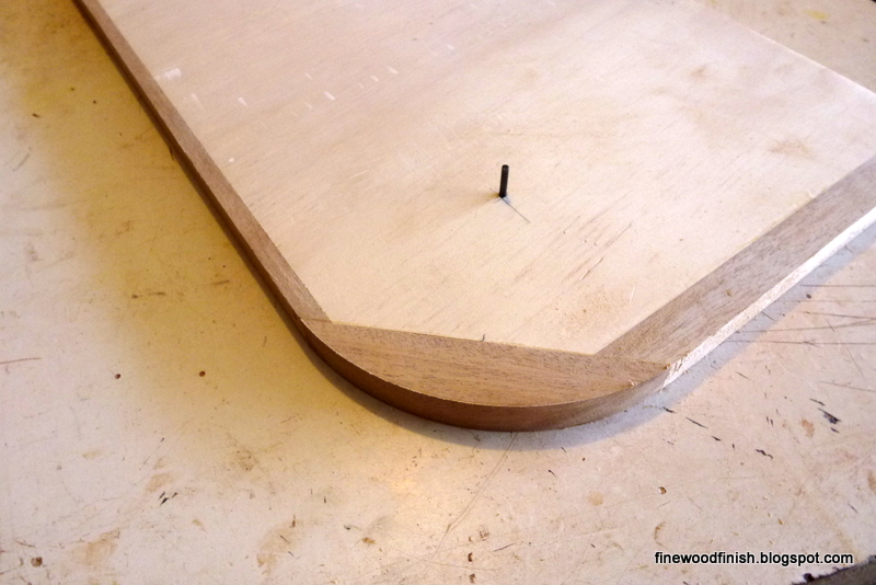 Fine Wood Finishing Rounded Corners on Veneered Wood