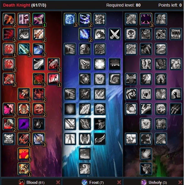 PVE DPS DK Blood Talent Build & Glyphs Guide WoW WOTLK 3.3.5|WoW - Best