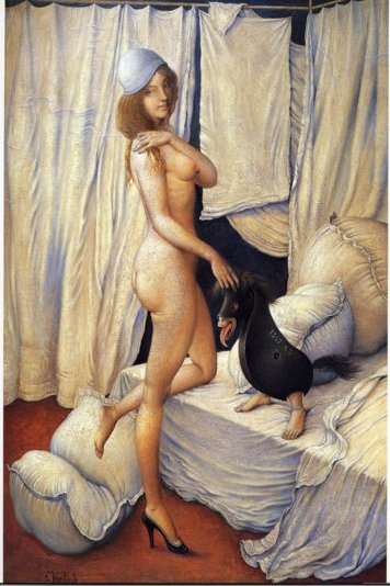 claude verlinde pinturas surreais sensuais nudez