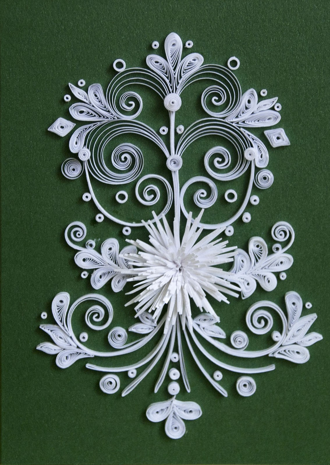 Neli Quilling Art Quilling card white