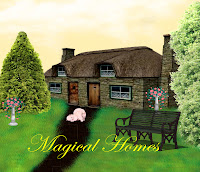 Magical Homes Magical Homes digital fantasy backgrounds