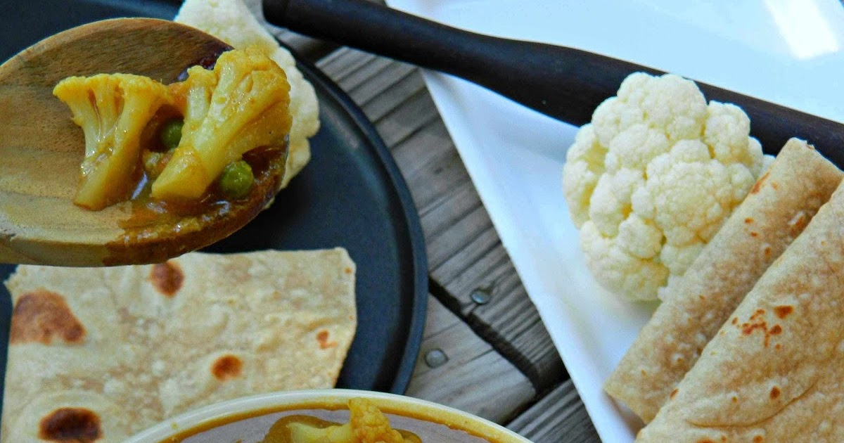 Nitha Kitchen Zero Oil Chapathi with Cauliflower Kurma Gobi Matter Gravy