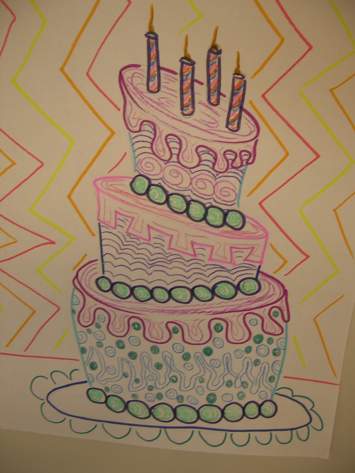 The Elementary Art Room! Wayne Thiebaud Cakes