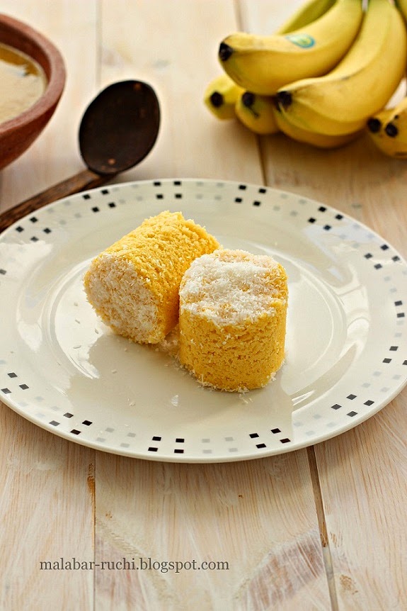 RUCHI Corn meal Puttu / Cholam puttu