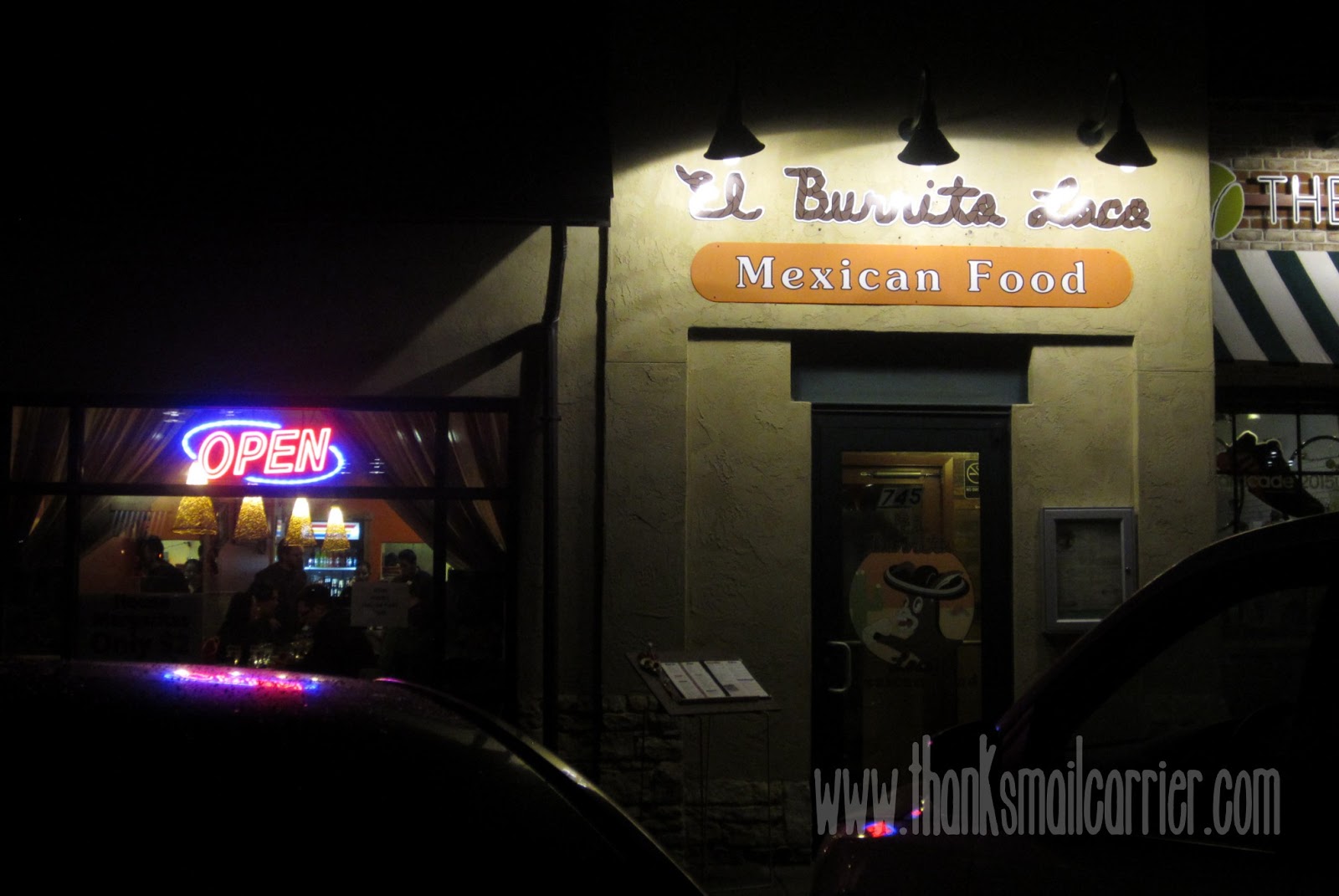 Thanks, Mail Carrier Authentic and Delicious Mexican Food from El