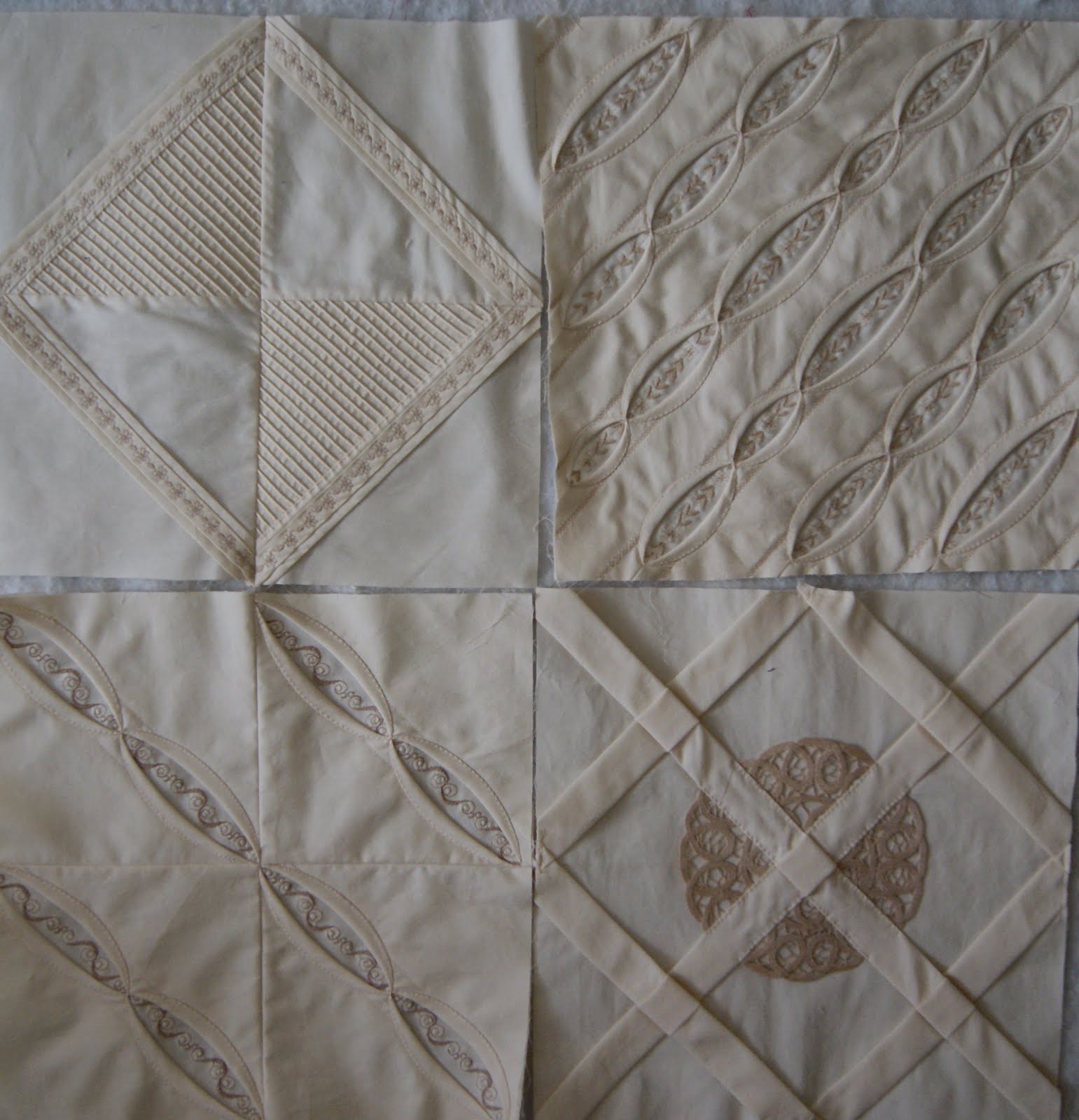 One Piece at a Time Muslin Quilt
